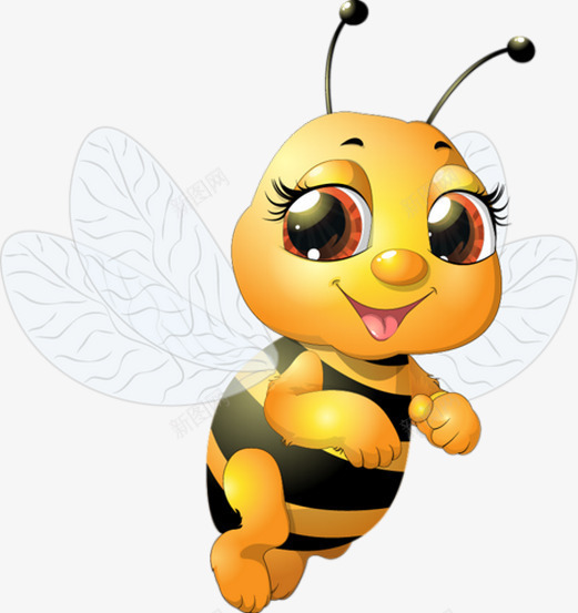 卡通蜜蜂png免抠素材_88icon https://88icon.com 动物 昆虫 蜜蜂