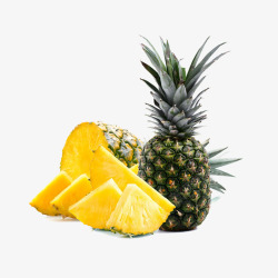 菠萝实物图素材