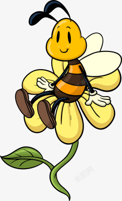 小蜜蜂卡通可爱动物昆虫素材