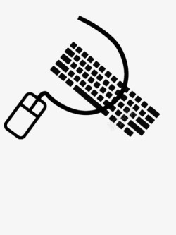 手绘键盘鼠标素材