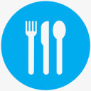 餐具餐具标志图标图标