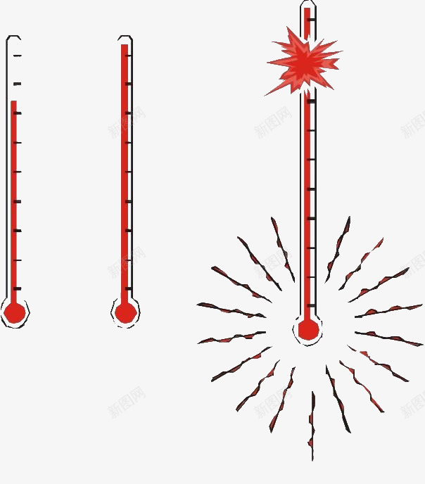 温度快速上升psd免抠素材_88icon https://88icon.com 上升 体温 卡通 天气炎热 温度 温度上升 立体 红色 递增
