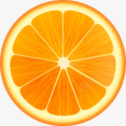 橙色美味橘子素材