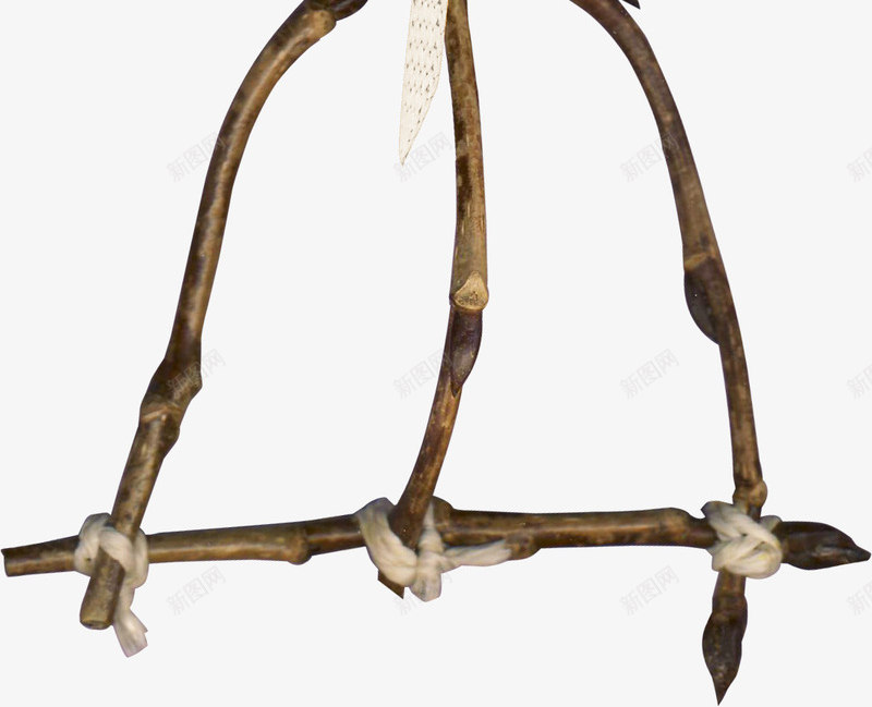 棕色绳子枯枝架png免抠素材_88icon https://88icon.com 枯枝架 树枝 棕色绳子 鸟架