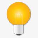 灯泡黄色的提示提示能量锡耶纳素材