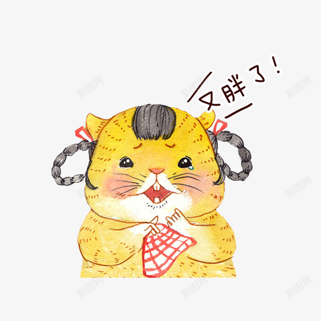 卡通萌版猫咪又胖了png免抠素材_88icon https://88icon.com 卡通 猫咪