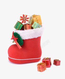 圣诞节雪地靴素材