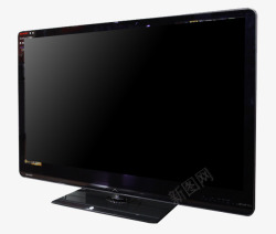 黑色的液晶屏产品实物电视高清图片