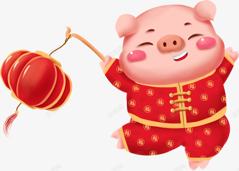 猪年节日喜庆小猪png免抠素材_88icon https://88icon.com 几日 喜庆 小猪 猪年