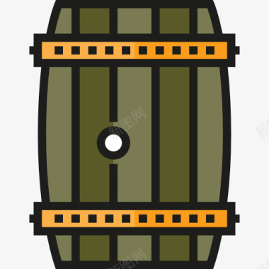 啤酒桶图标图标