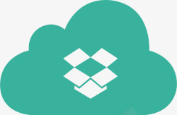 云Dropbox包分享共享绿色素材