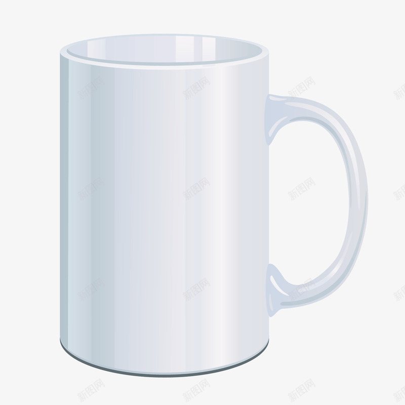 白色陶瓷杯子水杯茶杯矢量图ai免抠素材_88icon https://88icon.com 杯子 水杯 白色 茶杯 陶瓷 矢量图