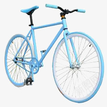 纯色蓝色自行车png免抠素材_88icon https://88icon.com 产品实物 公路车 自行车 蓝色