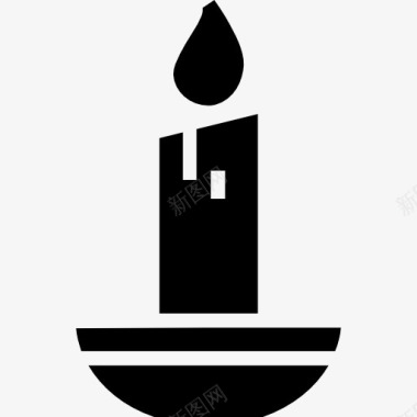 蜡烛蜡烛图标图标