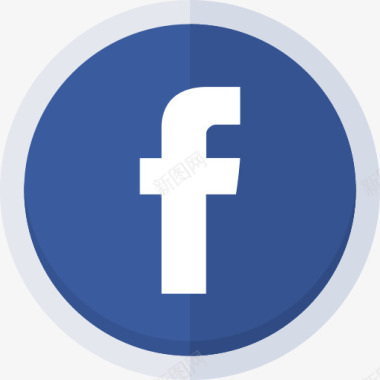 免抠免费脸谱网脸谱网标志像网络分享社会图标图标