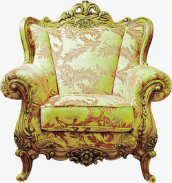 欧式金黄皇家高贵座椅素材