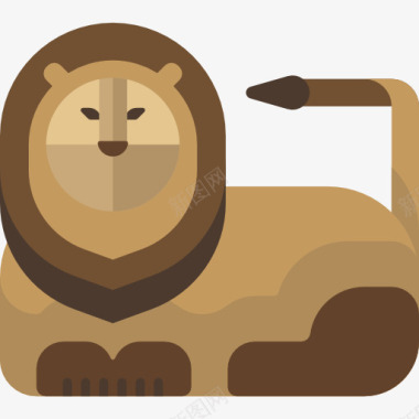狮子门环狮子图标图标