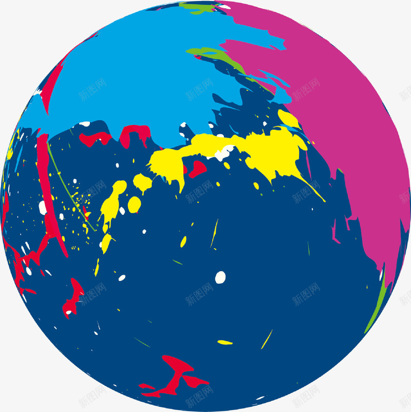 彩色创意地球图矢量图eps免抠素材_88icon https://88icon.com 世界区域 世界地区 区域 区域图 地区 地区图 地域 域 墨汁 彩色 生活区域 生活地区 矢量图