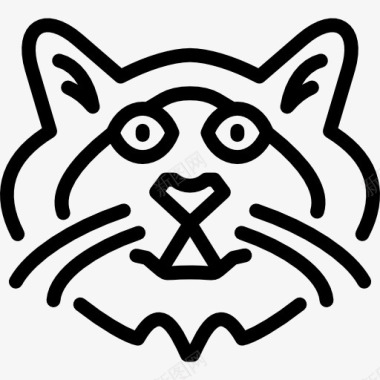 花斑猫布偶猫图标图标