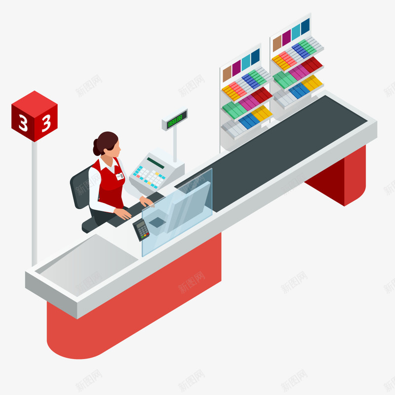 手绘卡通人物商场销售矢量图ai免抠素材_88icon https://88icon.com 上班族 人物形象 办公人物 卡通人物 商务人物 商务办公 商场销售 手绘人物 矢量图