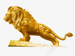 金色狮子素材
