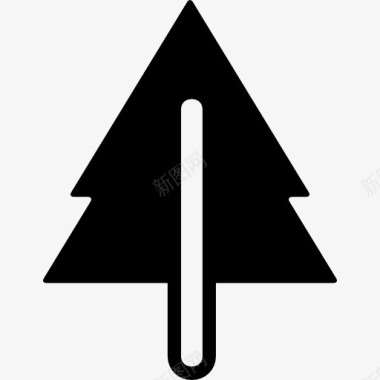 冬天松树松树图标图标