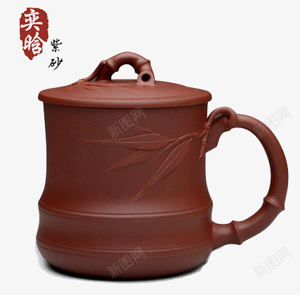 紫砂杯子png免抠素材_88icon https://88icon.com 古铜色 盖杯 茶杯