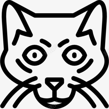 花斑猫猫图标图标