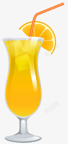 手绘黄色橙汁png免抠素材_88icon https://88icon.com 手绘 橙子 橙汁 黄色