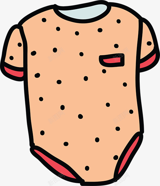 卡通Baby肉色衣服png免抠素材_88icon https://88icon.com baby用品 婴儿服饰 婴儿用品 婴儿衣服 漫画衣服