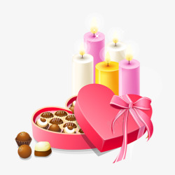情人礼物巧克力素材