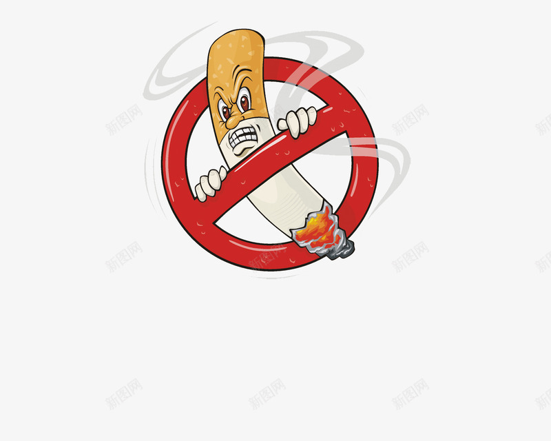 禁止吸烟卡通图案png免抠素材_88icon https://88icon.com nosmoking 不准吸烟 卡通 吸烟 图案 形象 禁止