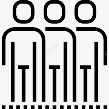 粉丝追随者图标图标