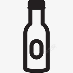 透明伏特加酒瓶伏特加酒封瓶图标高清图片