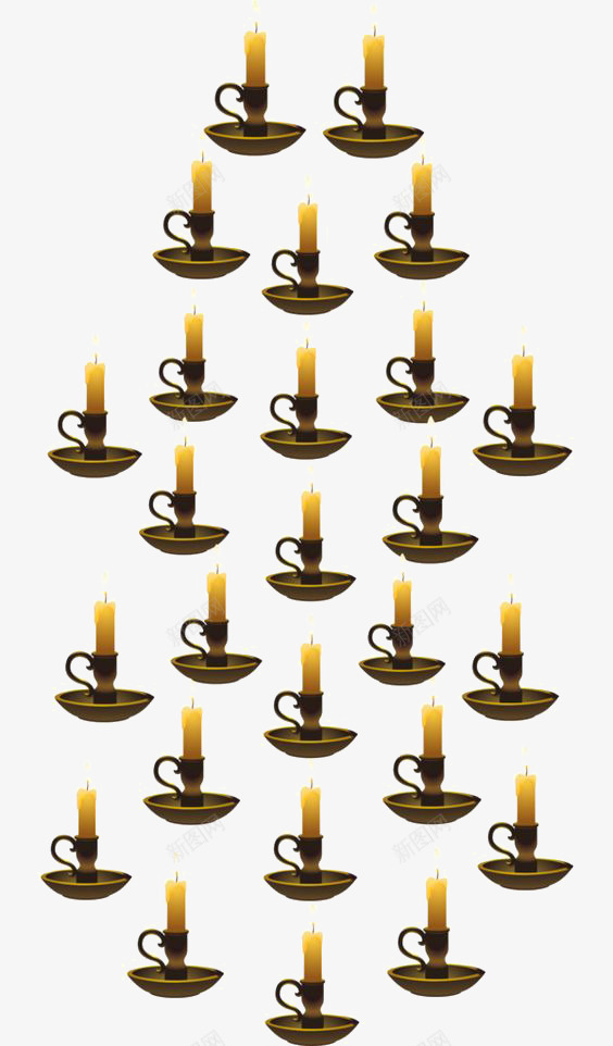 复古烛台png免抠素材_88icon https://88icon.com 创意烛台 复古蜡烛 欧式烛台 蜡烛