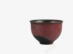 红色陶瓷壶粗陶茶具高清图片