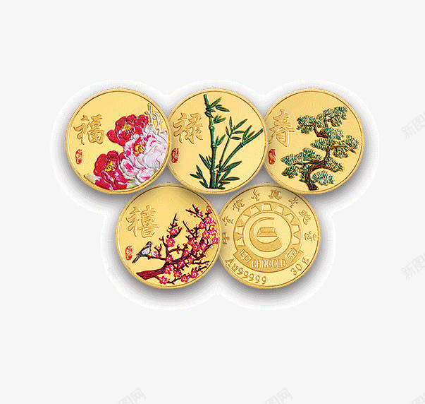 中国风硬币png免抠素材_88icon https://88icon.com 收藏品 硬币 纪念品