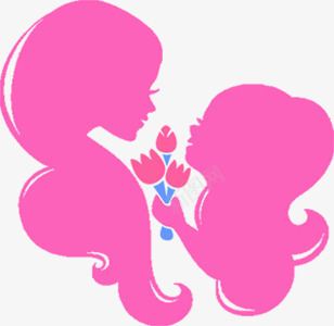 紫色手绘温馨母子母亲节png免抠素材_88icon https://88icon.com 妈妈和儿子手绘 母亲节 母子 温馨 紫色