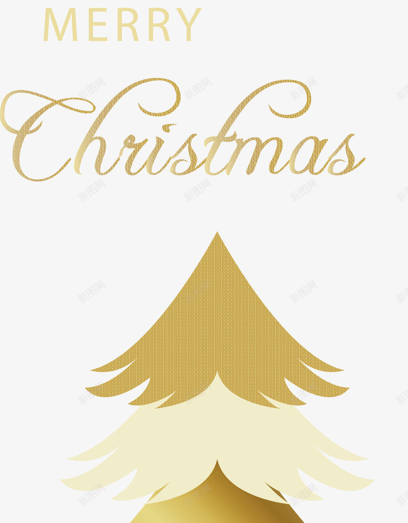 金色圣诞树矢量图ai免抠素材_88icon https://88icon.com merryChristmas 圣诞树 圣诞节 矢量png 金箔纸 金色圣诞树 矢量图