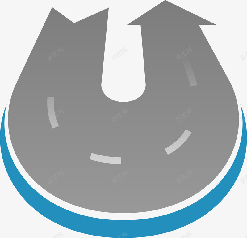 转弯公路矢量图eps免抠素材_88icon https://88icon.com 公路 公路指示牌 转弯公路 矢量图