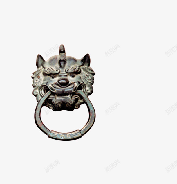 门环png免抠素材_88icon https://88icon.com 狮子门环 门环