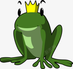 青蛙王子卡通形象素材