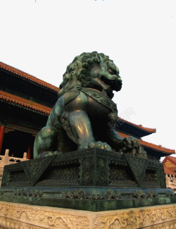 中国风元素石狮子素材