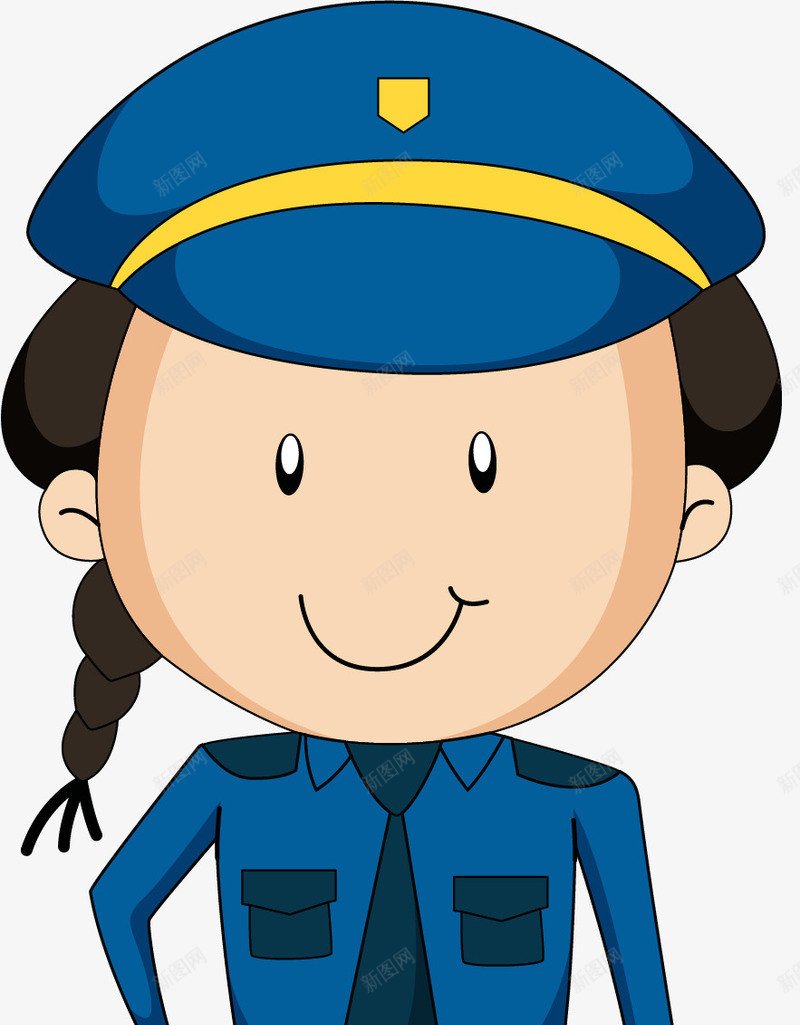 卡通女警png免抠素材_88icon https://88icon.com 人民警察 刑警 卡通手绘 可爱女警察 女警察 小警察 民警 警务人员 警官 警察 警长