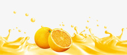 鏋沧眮橙汁海报元素高清图片