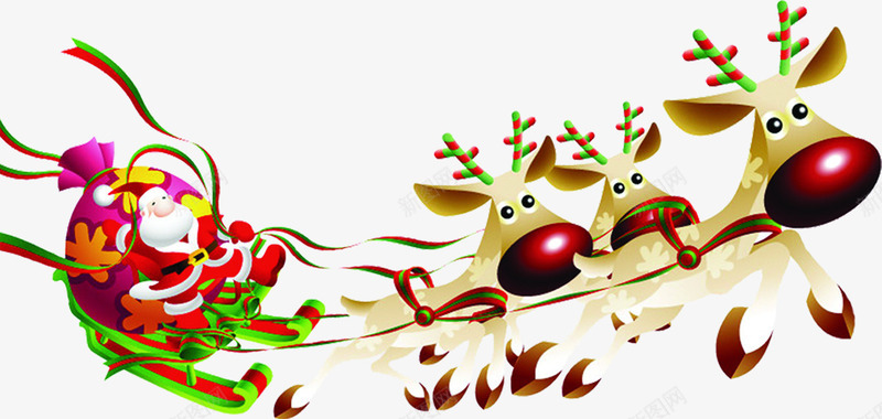 麋鹿圣诞节海报png免抠素材_88icon https://88icon.com 圣诞节 海报 设计 麋鹿