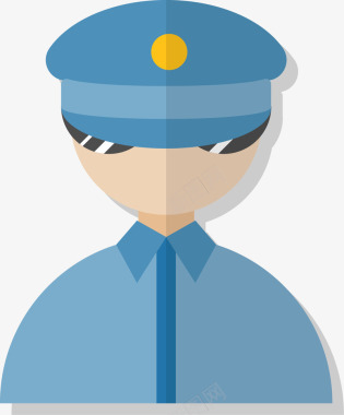 人员倍增人民警察icon矢量图图标图标