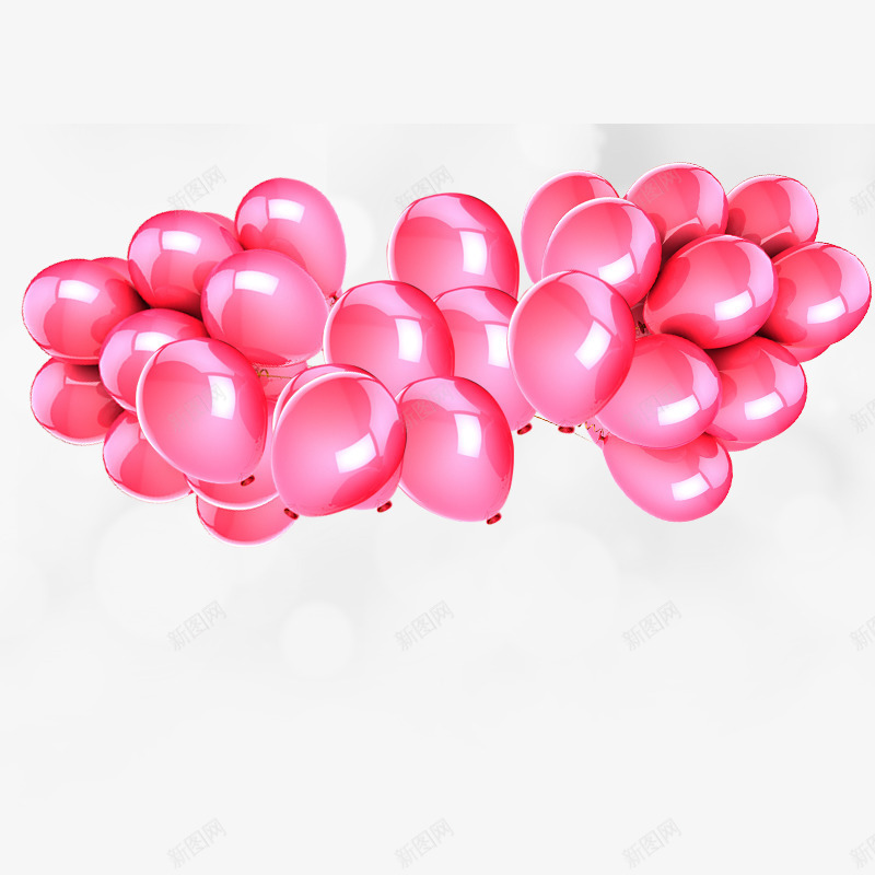 气球温馨粉色png免抠素材_88icon https://88icon.com 可爱 喜庆 气球 粉色