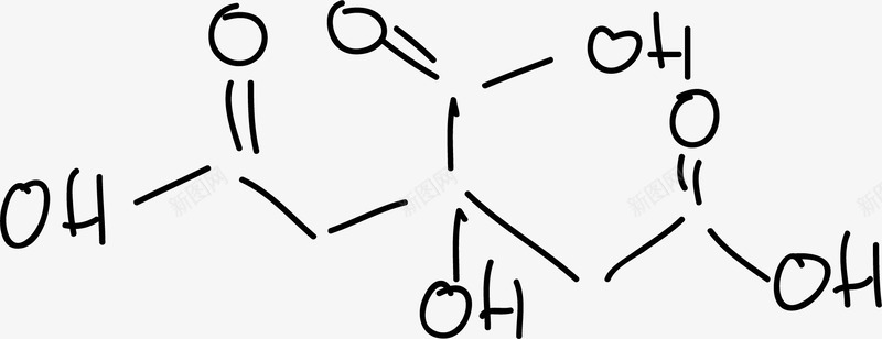 有机化学结构式png免抠素材_88icon https://88icon.com 化学 化学结构式 手绘 有机化学 芳香烃 苯环