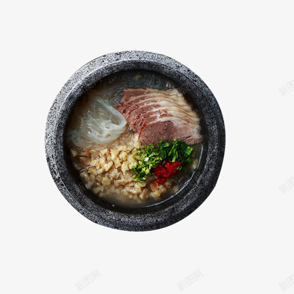 猪肉铺粉丝png免抠素材_88icon https://88icon.com 产品实物 热菜 砂锅菜